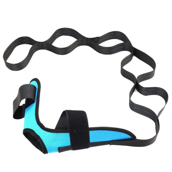 Foot And Leg Stretcher Belt Strap Yoga For Plantar Fasciitis Heel Drop Achilles Tendonitis & Hamstring Yoga Straps