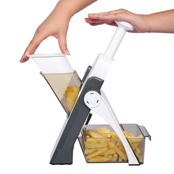 5 In 1 Multifunctional Mandoline Vegetable Slicer Kitchen Tools Peelers & Slicers