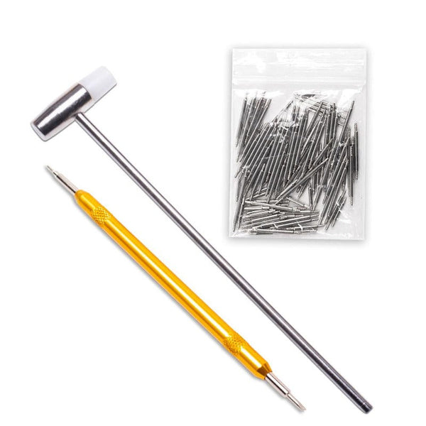 147Pcs Watch Repair Tool Kit Watchmaker Back Case Opener Spring Pin Bars Remover Tools & Repair Kits