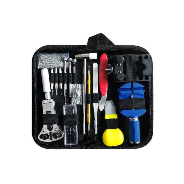 147Pcs Watch Repair Tool Kit Watchmaker Back Case Opener Spring Pin Bars Remover Tools & Repair Kits