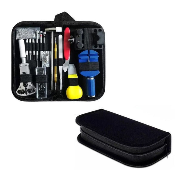 147Pcs Watch Repair Tool Kit Watchmaker Back Case Opener Spring Pin Bars Remover Tools & Repair Kits