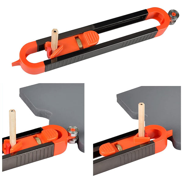 Precise Counter Gauge Profile Tool Woodworking Measurement Woodcarving Hand Tools