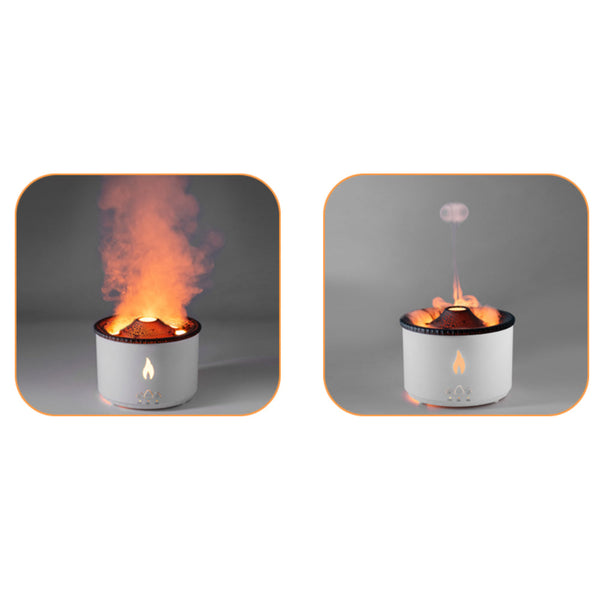 Usb Powered Volcanic Flame Design Portable Aroma Diffuser