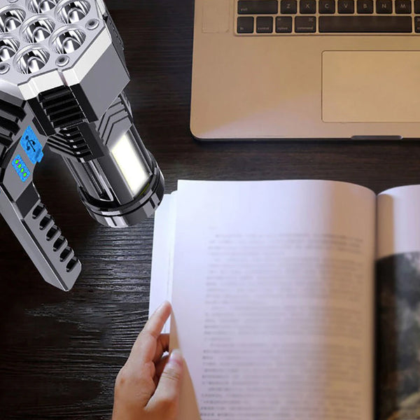 Flashlights Usb Rechargeable Torch Light High Brightness 7 Cob Flashlight