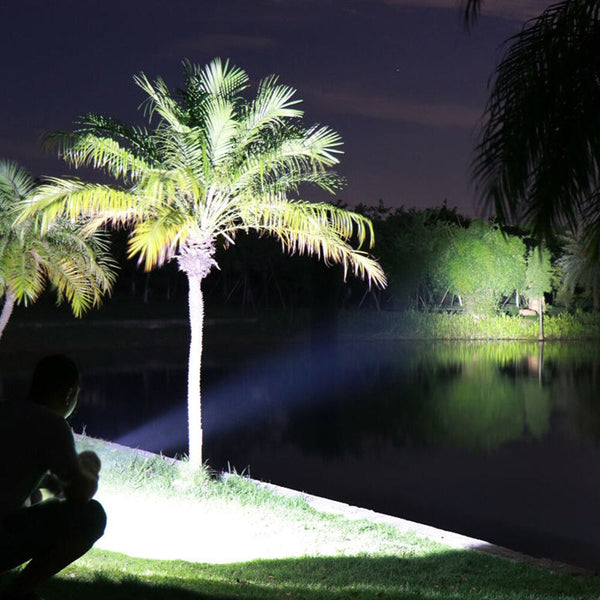 Usb Rechargeable Torch Light High Brightness 7 Cob Flashlight Flashlights