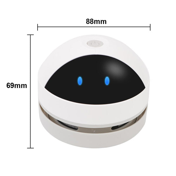 Mini Cordless Rechargeable Desktop Robot Vacuum Cleaner Vehicle Vacuums