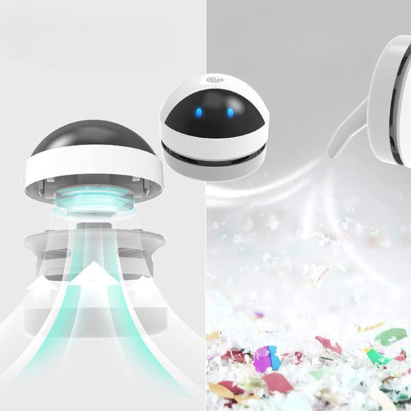 Mini Cordless Rechargeable Desktop Robot Vacuum Cleaner Vehicle Vacuums