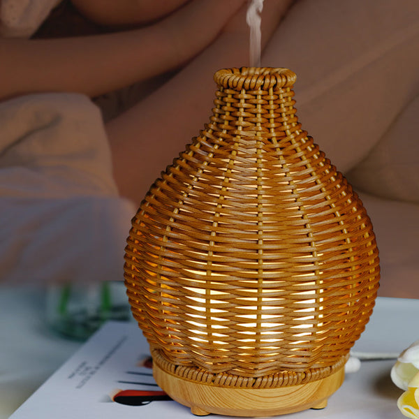 Natural Rattan Humidifier Essential Oil Diffuser Aromatherapy