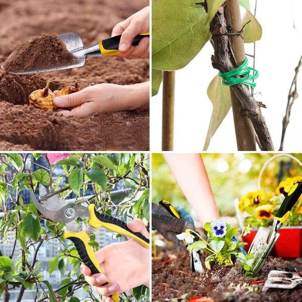 7Pcs Gardening Tools Planting Grafting Kit Storage Bag Garden Tool Sets