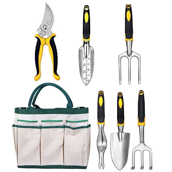 7Pcs Gardening Tools Planting Grafting Kit Storage Bag Garden Tool Sets