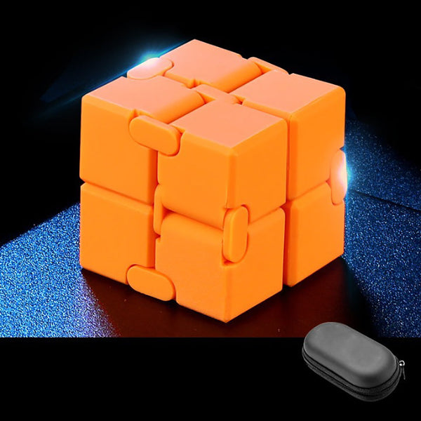 Stress Relief Anti-Anxiety Finger Flip Cubic Fidget Toys Infinity Cube