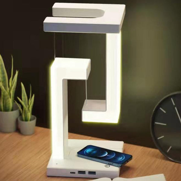 Suspension Led Table Night Lamp Wireless Charger Usb Powered Night Lights