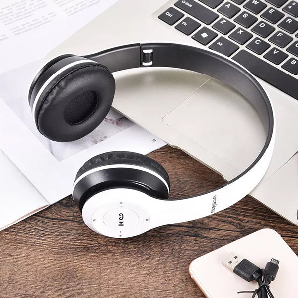 Usb Rechargeable Wireless Bluetooth Over Ear Headphones