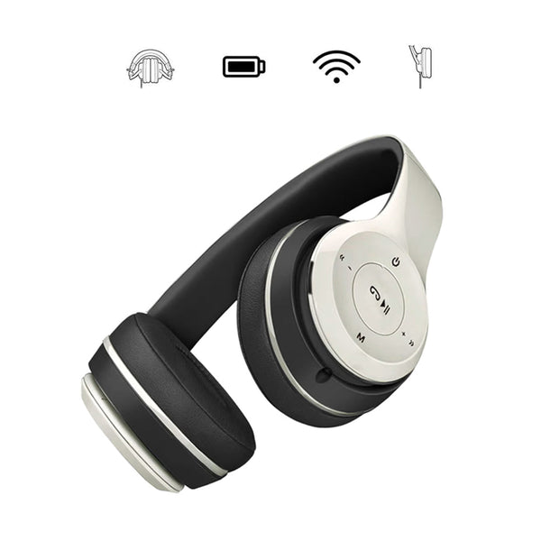 Usb Rechargeable Wireless Bluetooth Over Ear Headphones