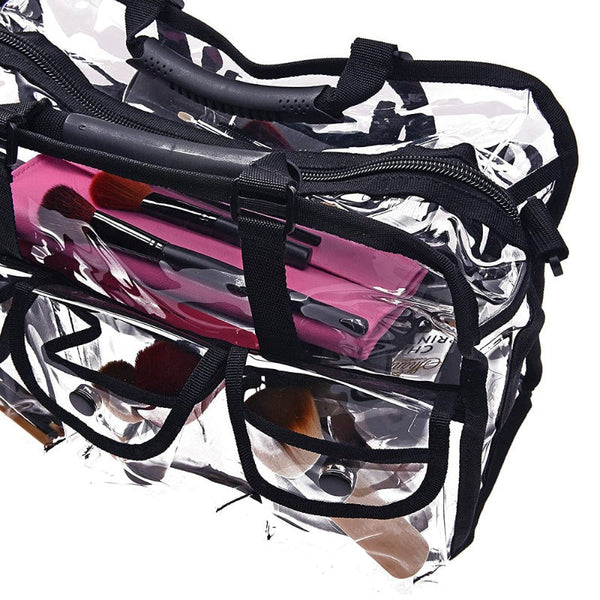 Large Transparent Makeup Organiser Toiletries Travel Bag Makeup Bags & Cases