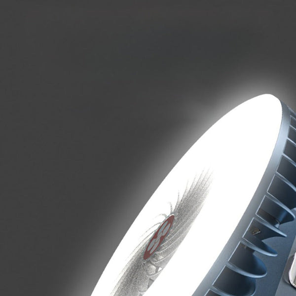 2 In 1 Rechargeable Portable Tent Fan Led Camping Lantern Lanterns