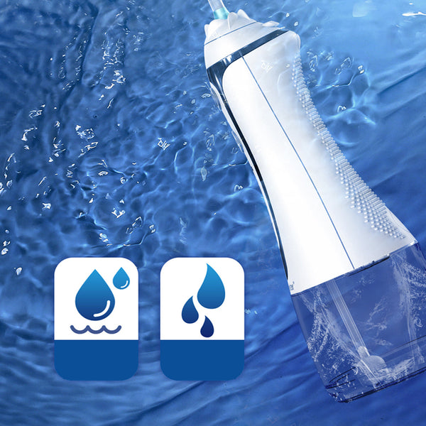 5 Nozzle Usb Rechargeable Dental Oral Flosser Irrigator Air & Water Flossers
