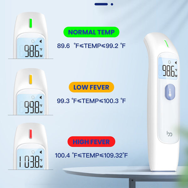 Infrared Forehead Non Contact Thermometer Battery Powered Thermometers