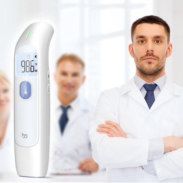 Infrared Forehead Non Contact Thermometer Battery Powered Thermometers