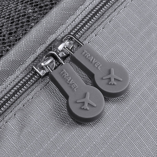 6Pcs/Set Travel Laundry Pouches Clothes Shoes Organizing Storage Cases Grey Packing Organisers