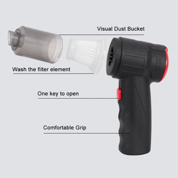 Usb Rechargeable Handheld Car Vacuum Cleaner Vehicle Vacuums