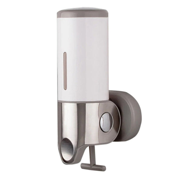 Wall Mounted Stainless Steel Bathroom Shower Soap Dispenser Pump Soap Dishes & Dispensers
