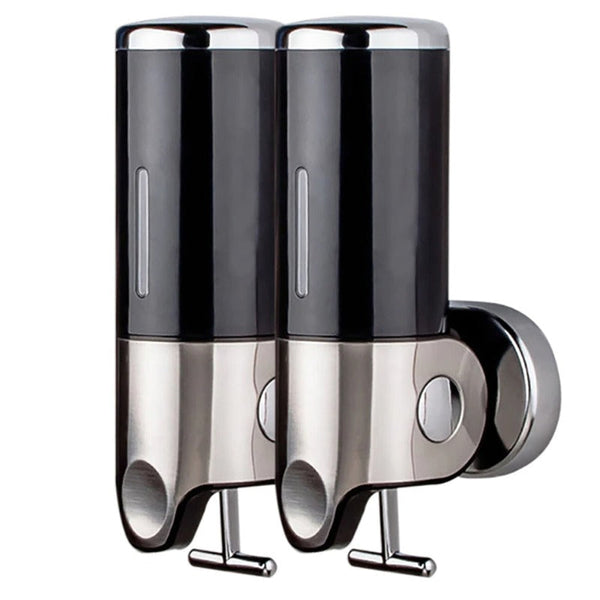 Wall Mounted Stainless Steel Bathroom Shower Soap Dispenser Pump Soap Dishes & Dispensers