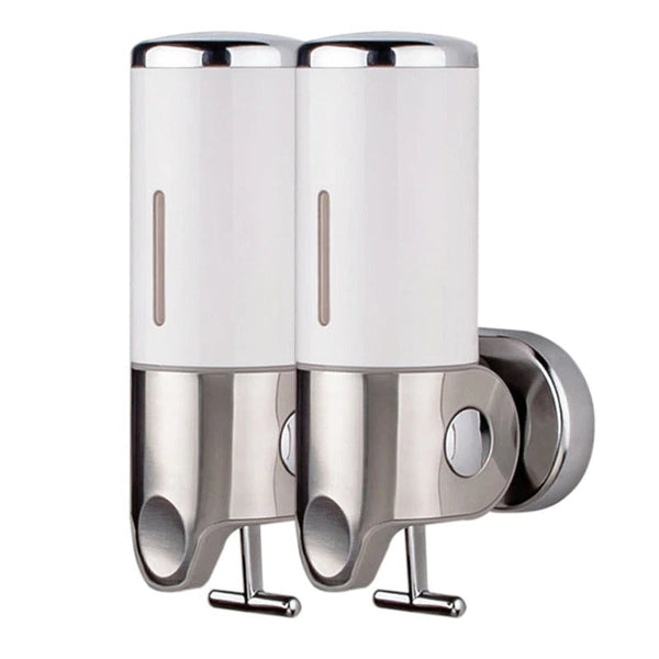 Wall Mounted Stainless Steel Bathroom Shower Soap Dispenser Pump Soap Dishes & Dispensers