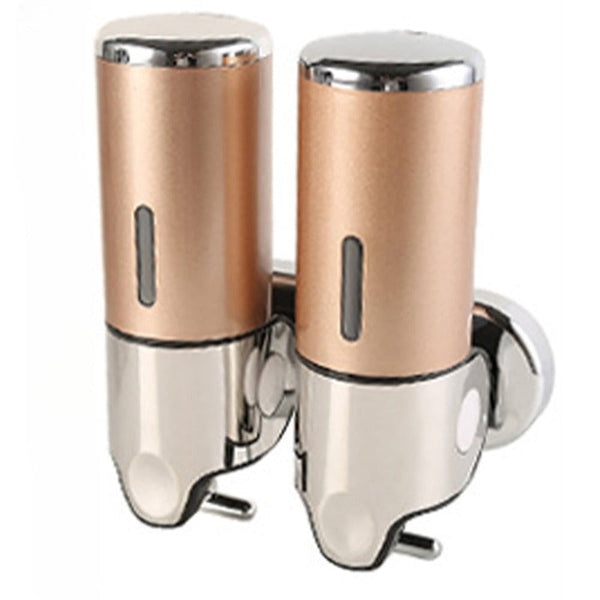 Wall Mounted Stainless Steel Bathroom Shower Soap Dispenser Pump Soap Dishes & Dispensers