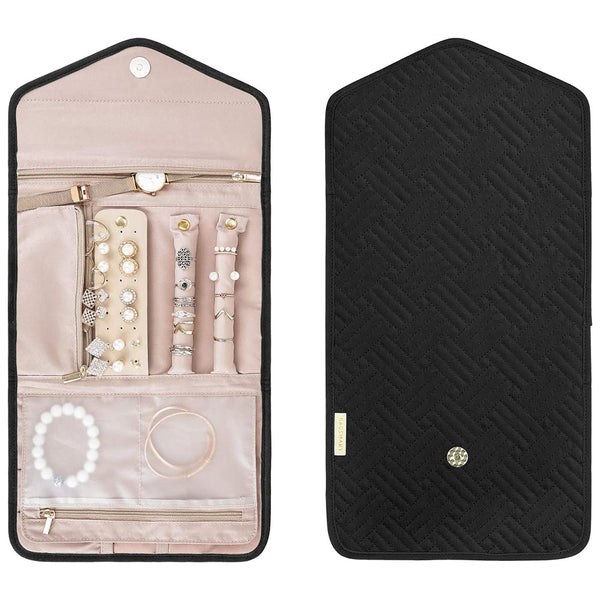 Veile Studios Roll Foldable Portable Jewellery Case Organiser Jewellery Holders & Organisers