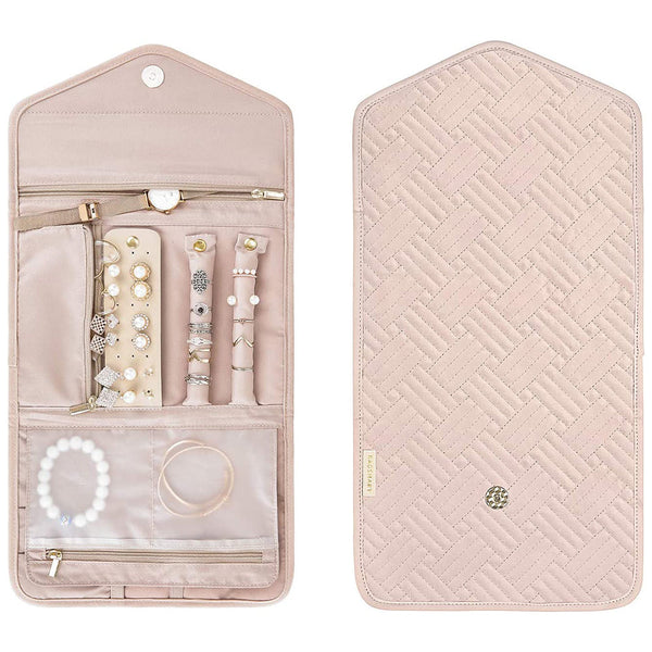 Veile Studios Roll Foldable Portable Jewellery Case Organiser Jewellery Holders & Organisers