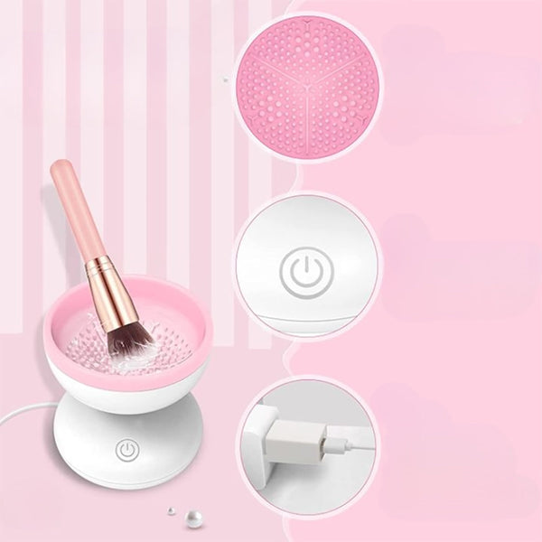 Makeup Brush Cleaner Machine Usb Powered Cosmetic Tools Features Specifications Brush Cleaners