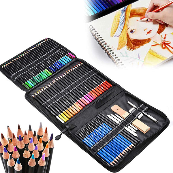 95Pcs Professional Drawing Pencils Sketching Art Tools Kit