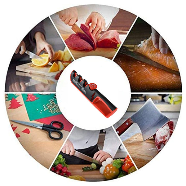 4 In 1 Multifunctional Manual Knife Sharpener Sharpeners