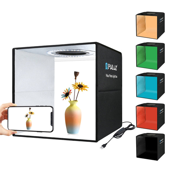 Mini Studio Light Box Photography Shooting Tent Kit Softboxes & Diffusers