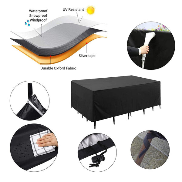 Drawstring Fitted Waterproof Dustproof Black Billiard Pool Table Cover Table Cloths