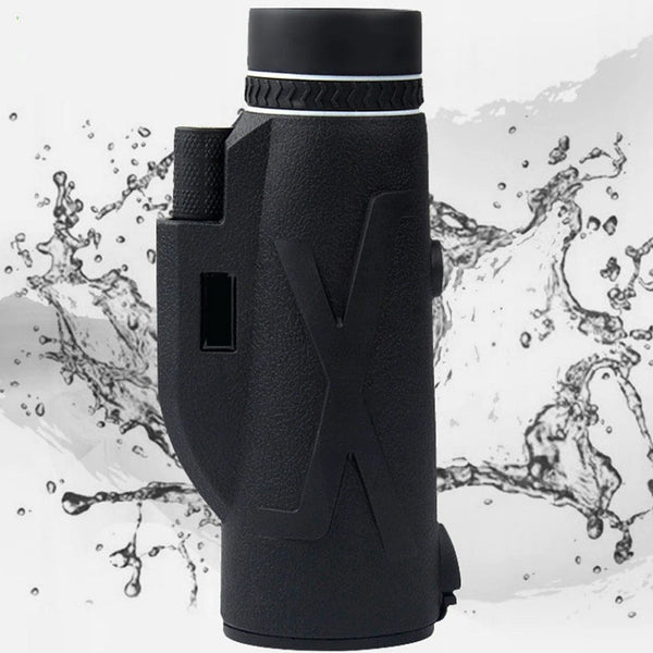 80X100 Hd Optical Monocular Telescope Phone Clip Tripod Telescopes