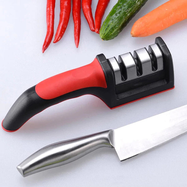 3 Levels Multipurpose Manual Kitchen Knife Sharpening Tool Sharpeners