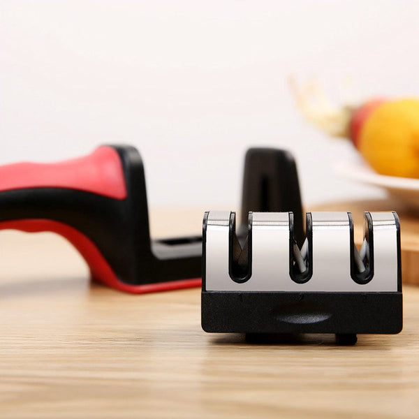 3 Levels Multipurpose Manual Kitchen Knife Sharpening Tool Sharpeners