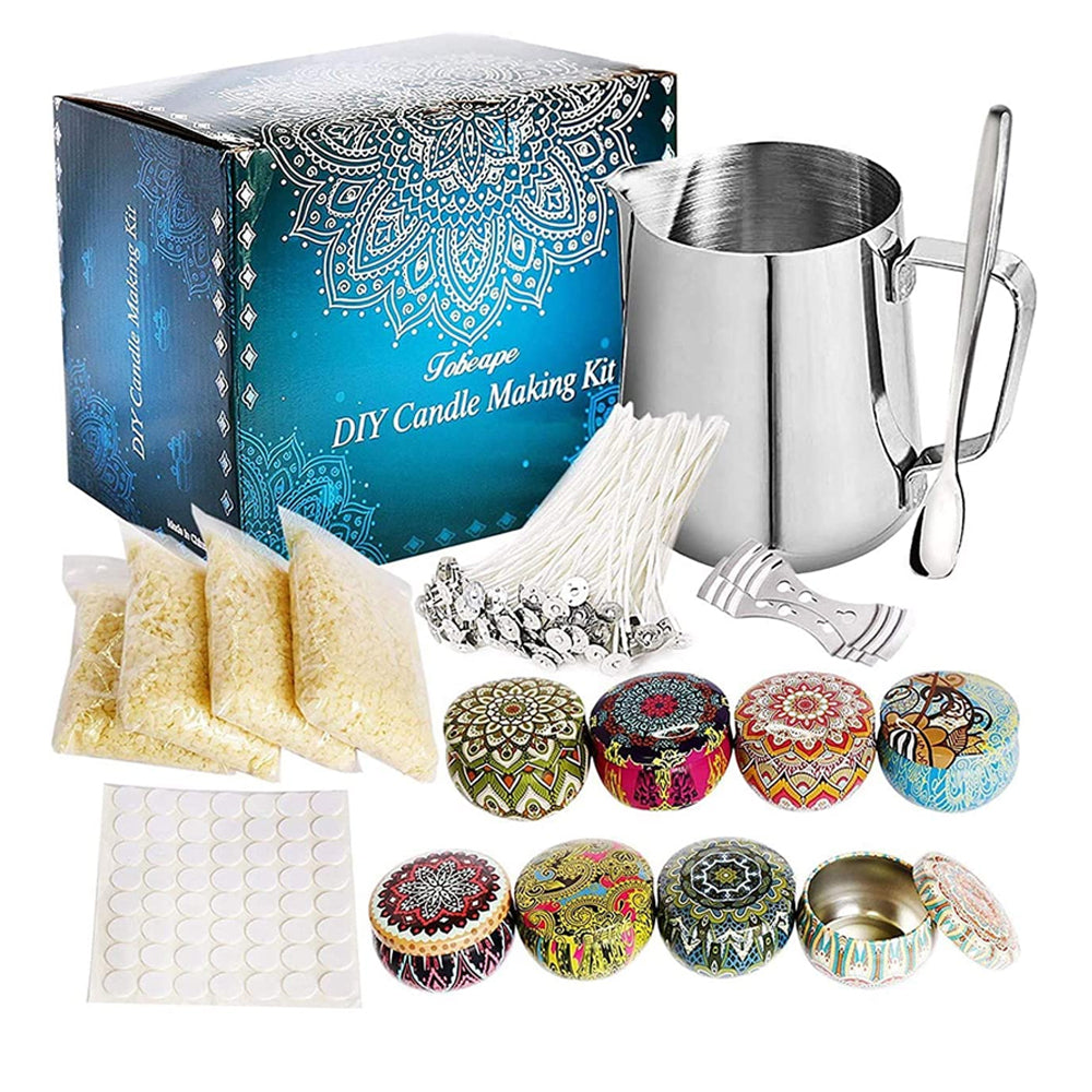 122Pcs Candle Making Kit Handmade Scented For Beginners