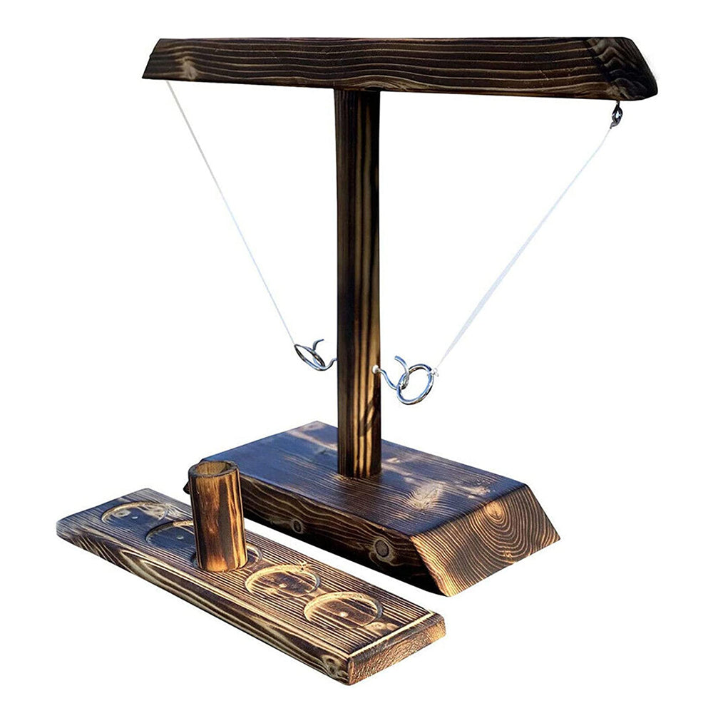 Hook And Ring Toss Quick Play Interactive Family Game Handmade Party Add Board Games