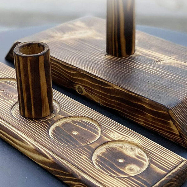 Hook And Ring Toss Quick Play Interactive Family Game Handmade Party Add Board Games