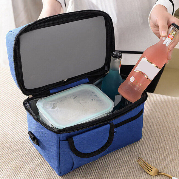 Outdoor Lunch Box Insulated Cooler Bag Carry Tote Storage Lunchboxes