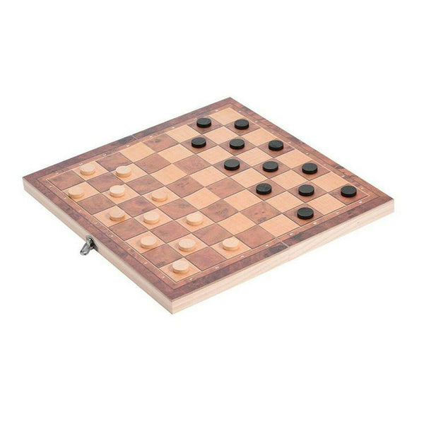 3 In 1 Large Folding Chessboard Checkers Gaming Set Contemporary Chess
