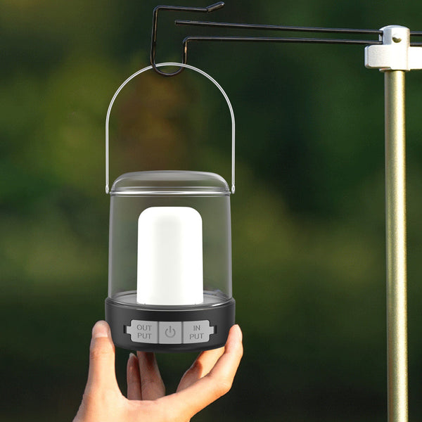 3 Modes Vintage Portable Usb Rechargeable Camping Lantern