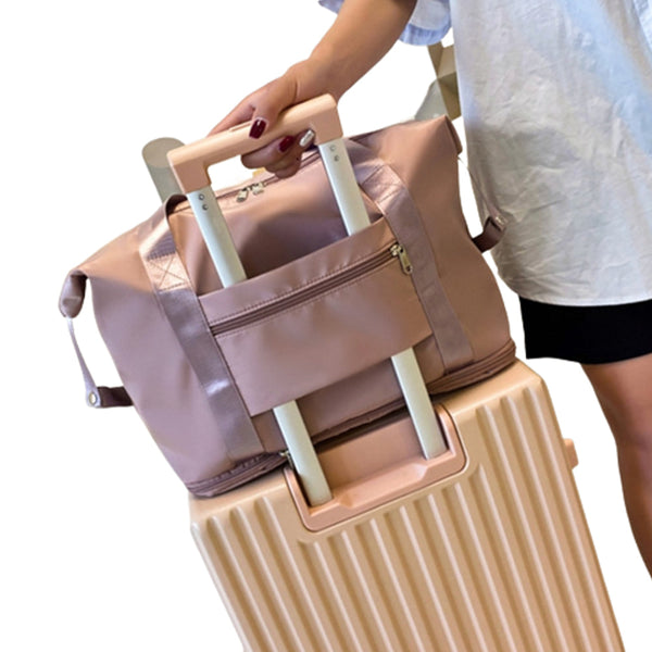 Multifunctional Foldable Expandable Large Capacity Travel Bag With Multiple Pockets Duffle Bags