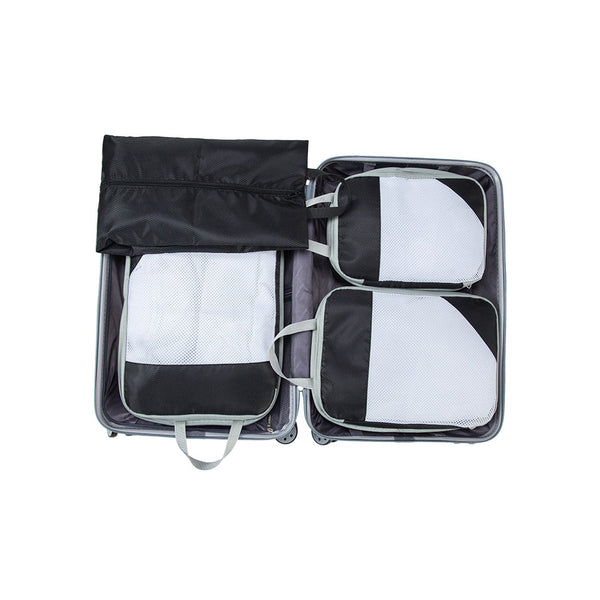 4Pcs/Set Expanding Compression Travel Cube Organiser Boxes Packing Organisers