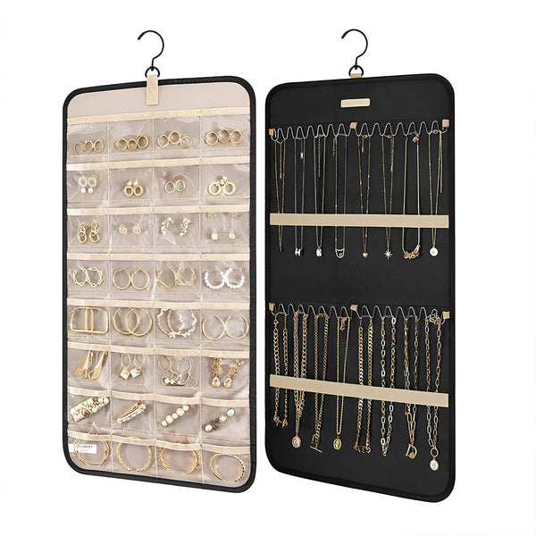 Veile Studios Hanging Antitangle Necklace Jewellery Organizer Pvc Metal Hooks 80 Characters Jewellery Holders & Organisers