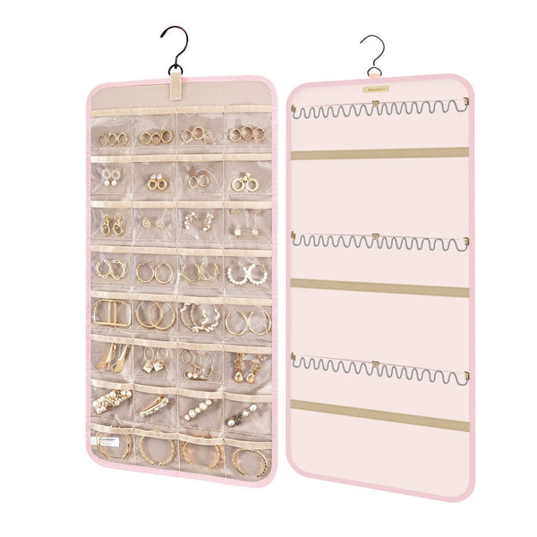 Veile Studios Hanging Antitangle Necklace Jewellery Organizer Pvc Metal Hooks 80 Characters Jewellery Holders & Organisers