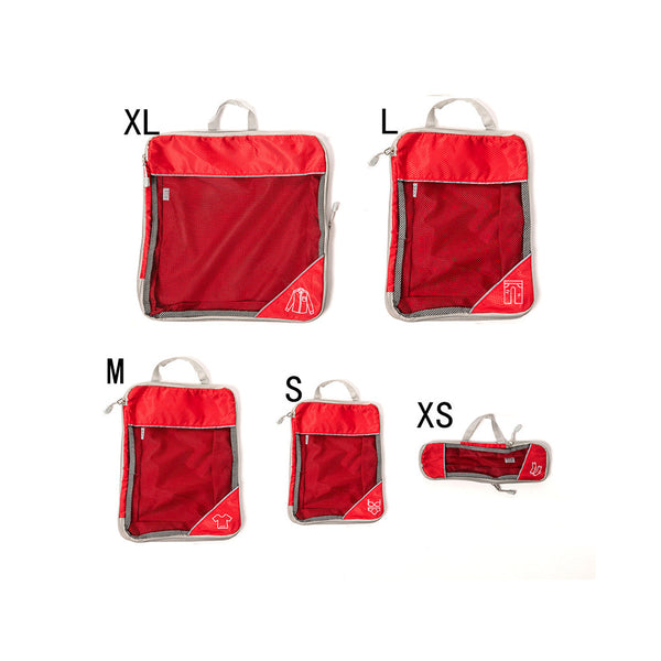 6Pcs/Set Compression Travelling Storage Bags Packing Organisers